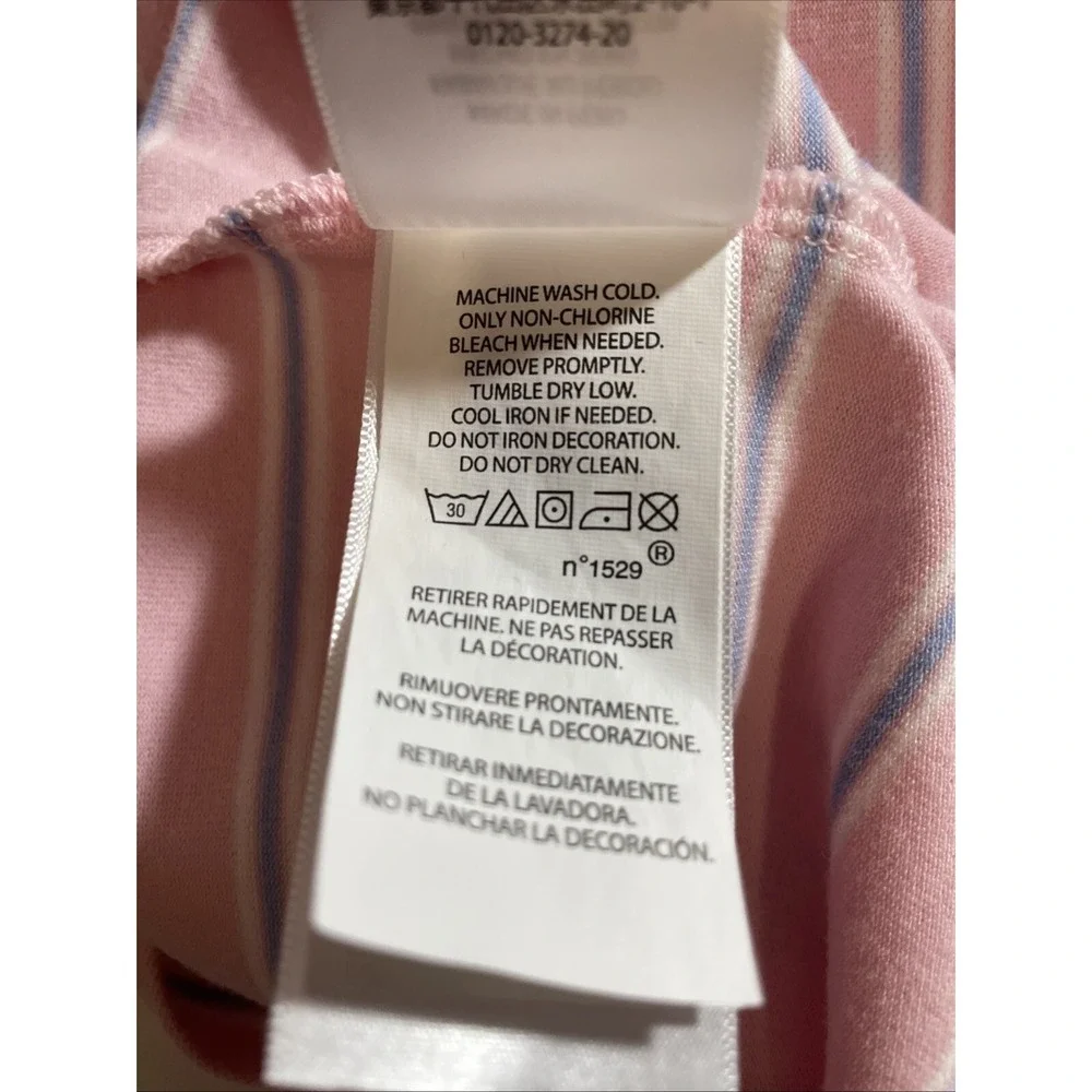 Polo Golf Ralph Lauren Pro Fit‎ Men's Medium Pink Striped Polo Shirt Ko Olina HI